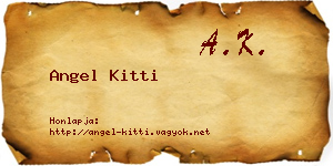 Angel Kitti névjegykártya